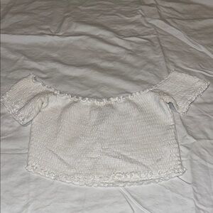 Off-the-Shoulder Crop Top